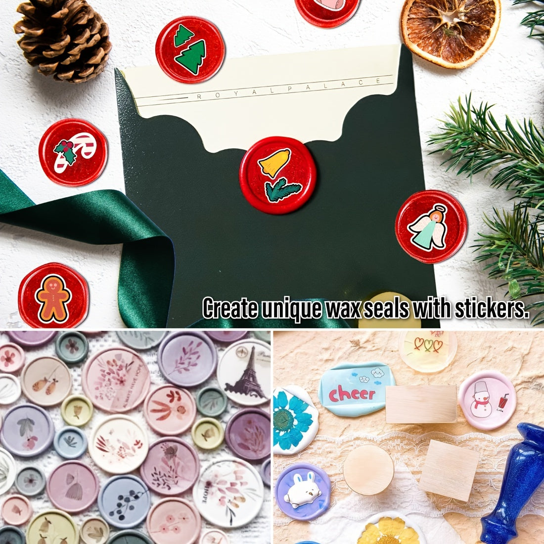 1 Inch Round Wax Seal Stamp Wedding Invitations Solid Brass Head
