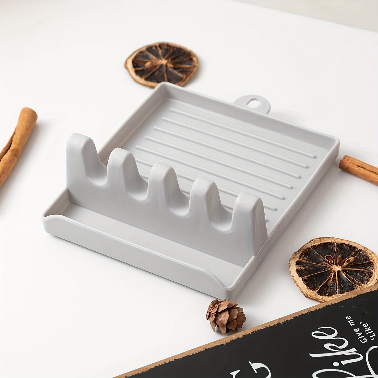 Abs Utensil Rest With Drip Pad Kitchen Utensil Holder