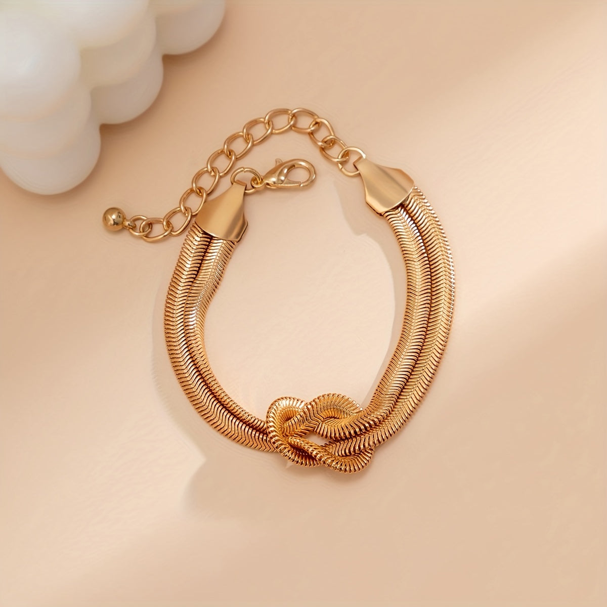 Punk Style Layer Chain Bracelet Vintage Big Ball Hand Jewelry Women Girls