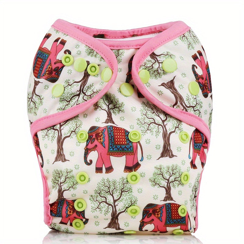 Waterproof Reusable Cloth Diaper Cover for 3-15kg Babies