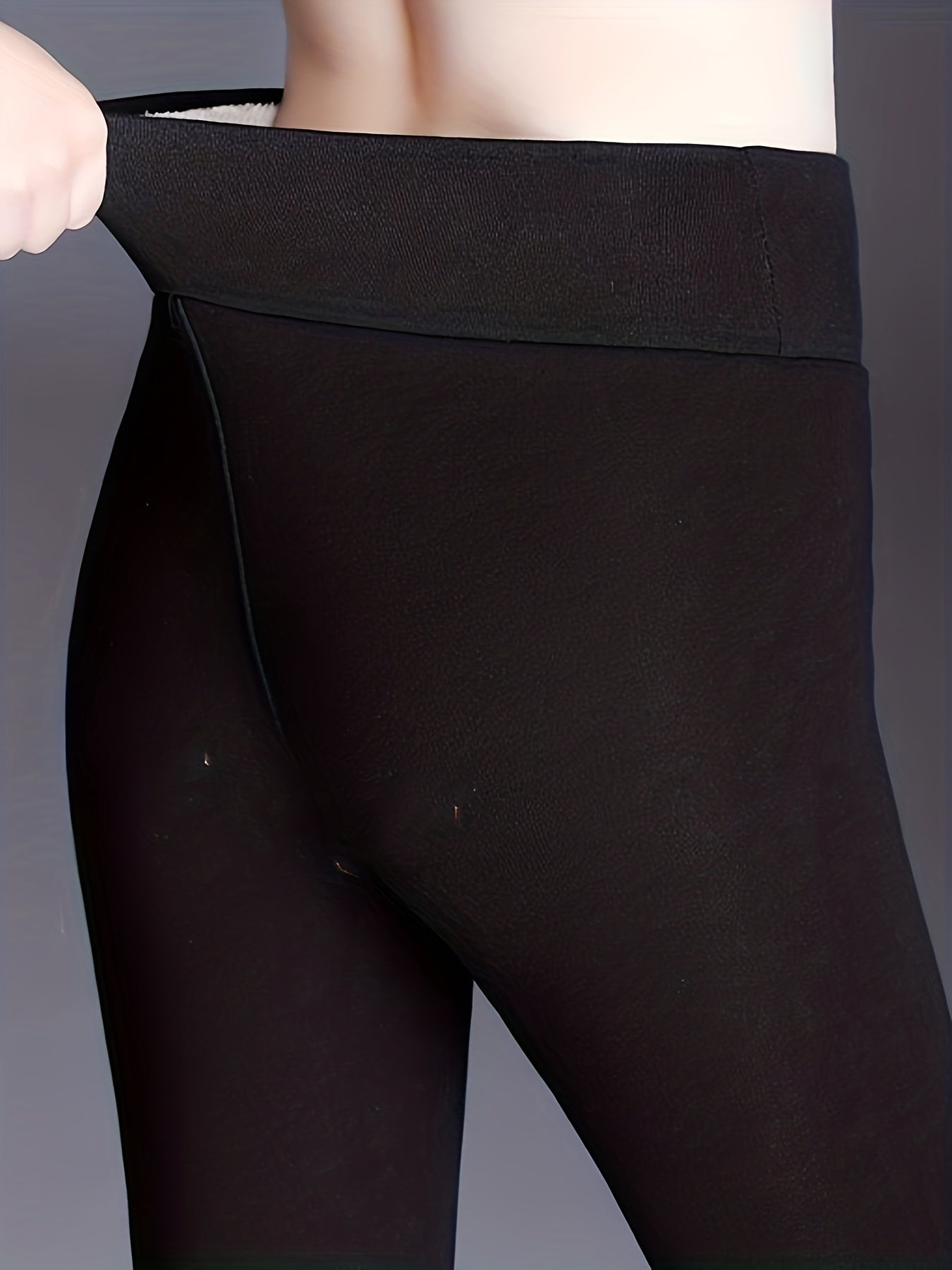 Fleece Warm Sports Leggings High Waist Yoga Tight Pants Women's Activewear