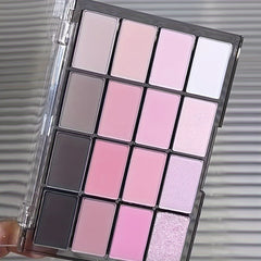 K'APEINE 16 Eyeshadow Palette - Matte & Shimmery Pink Tones Finish