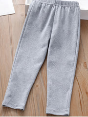 Girls' Bunny Embroidery Legging Pants For Kids