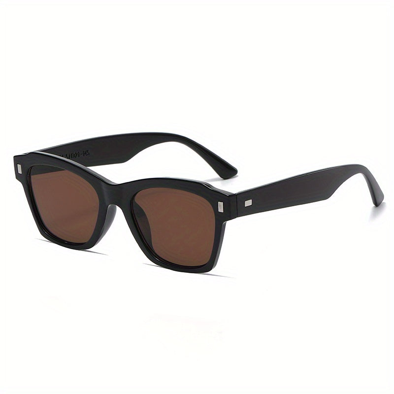 Men's Square Frame PC Sunglasses Vintage Mixed Decorative Eyewear