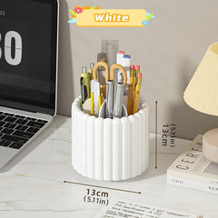 Desktop Rotating Storage Pen Holder Lipstick Makeup Brush Storage Box
