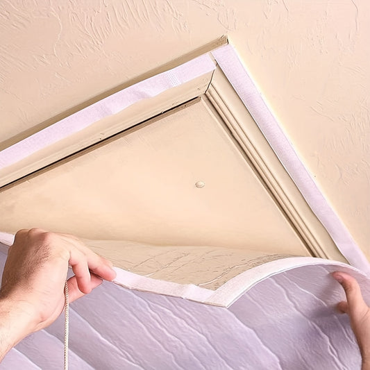 Attic Fan Cover Ceiling Air Vent Mask with Tape Roll
