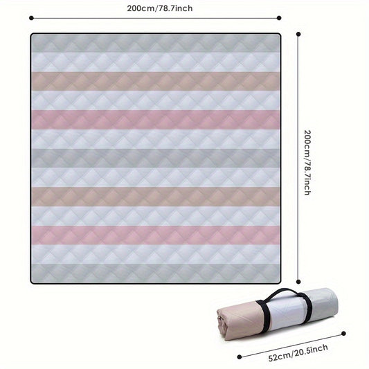 Ultrasonic Waterproof Picnic Mat Spring Trip Outdoor Camping Portable Blanket
