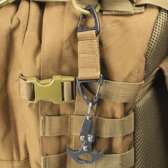 Tactical Nylon Backpack Carabiner for Outdoor Adventures