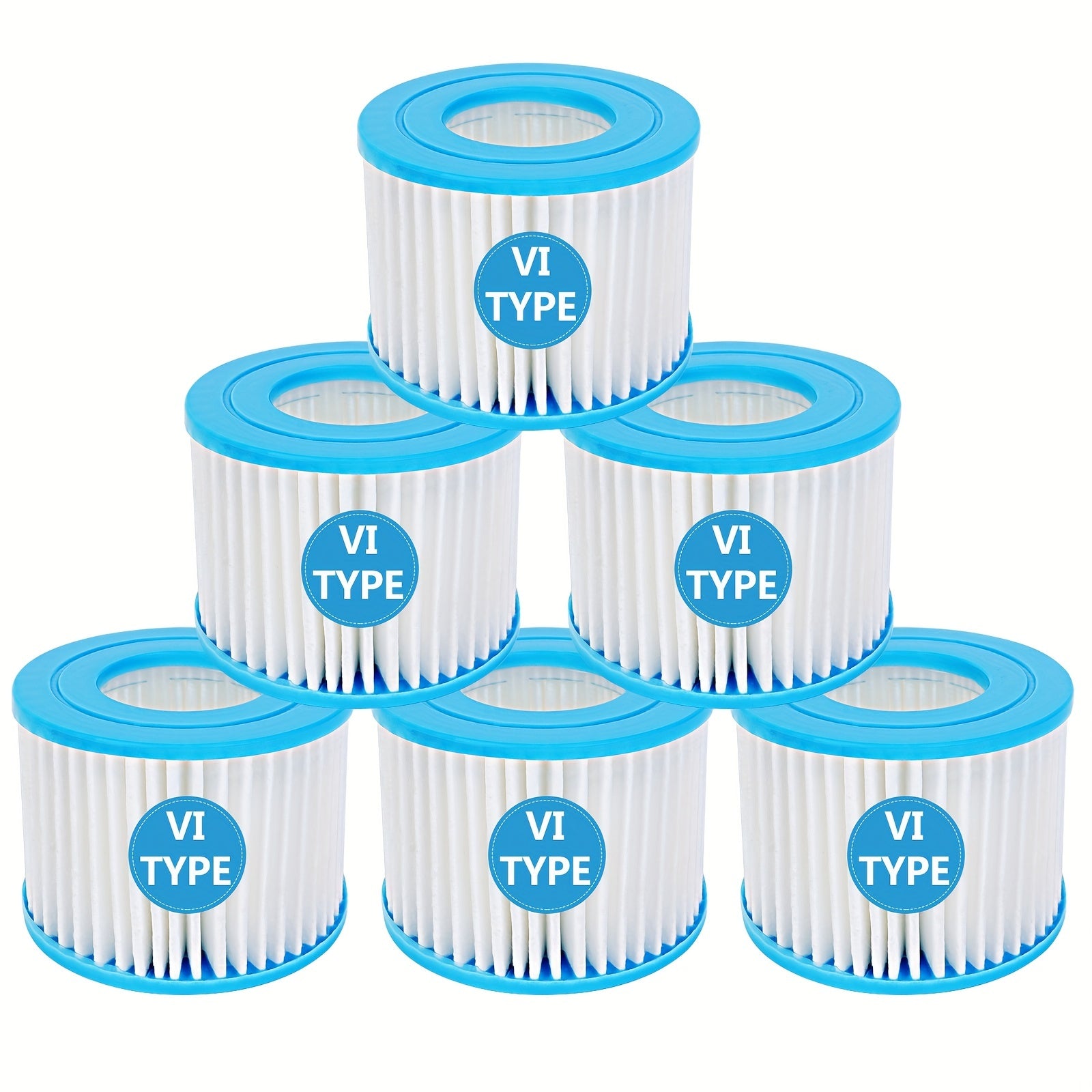 6pcs Saluspa Hot Tub Filters & Pool Accessories