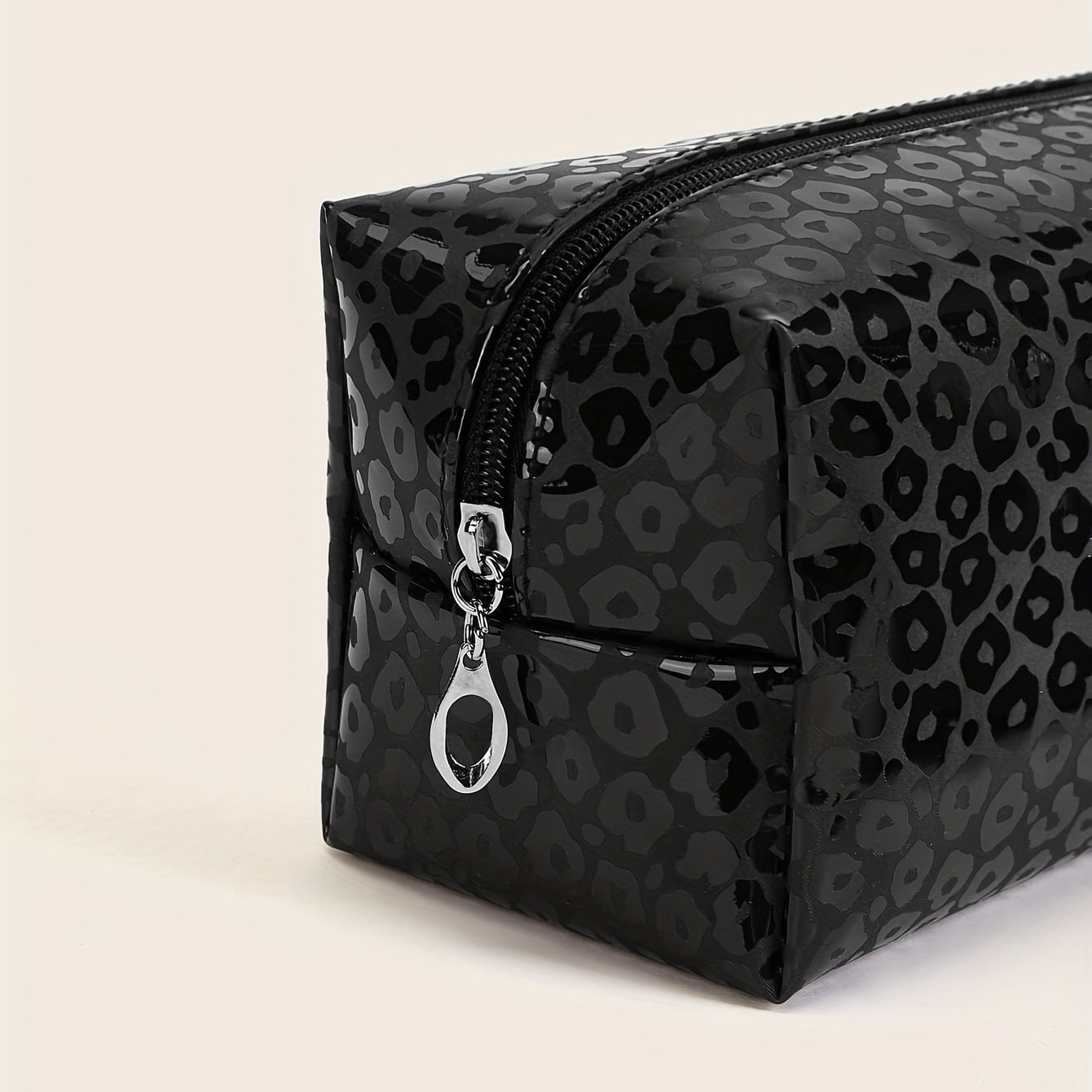 Leopard Print Makeup Bag for Travel and Organization