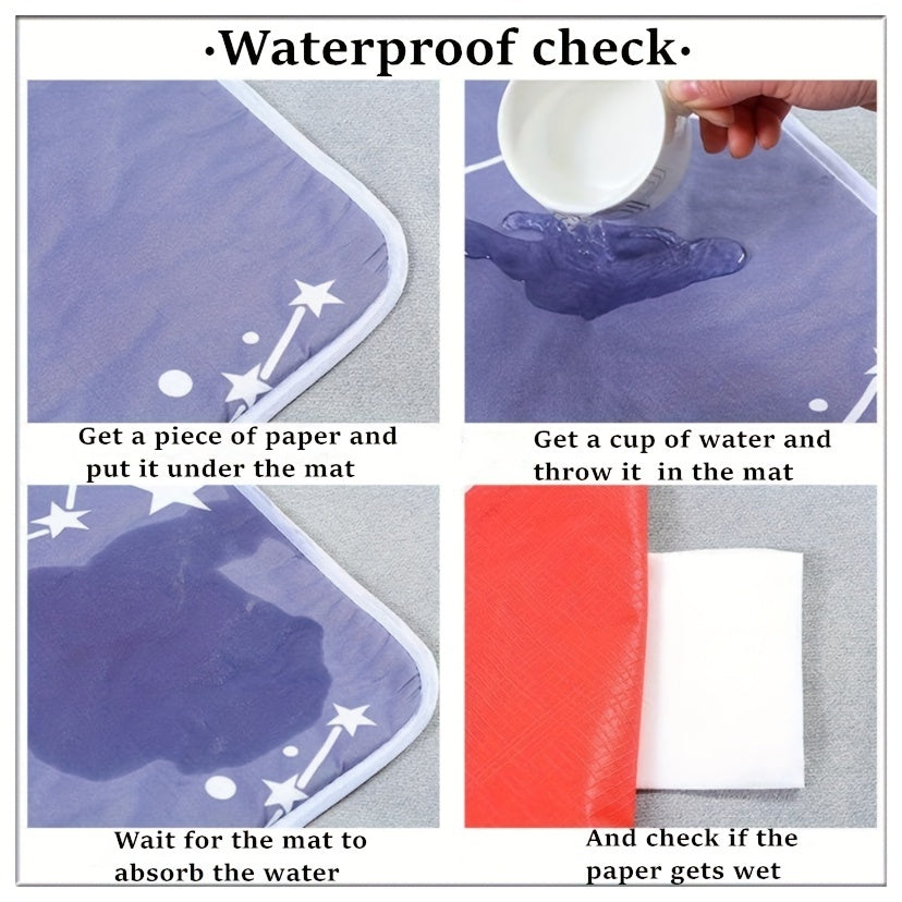 Washable Dog Pee Pad Reusable Dog Toilet Mat Absorbent Leak Proof