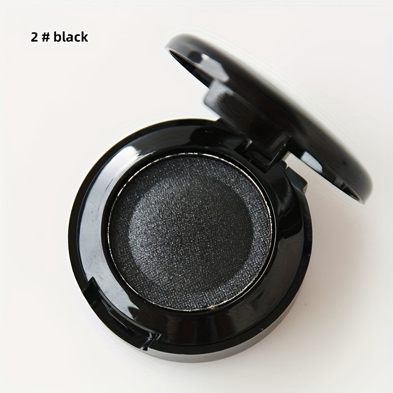 Monochrome Smokey Eyeshadow Powder Brightening Glitter