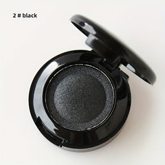 Monochrome Smokey Eyeshadow Powder Brightening Glitter