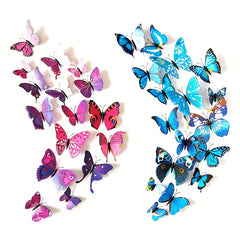 12pcs 3D Butterfly Wall Stickers Self Adhesive Room Decor