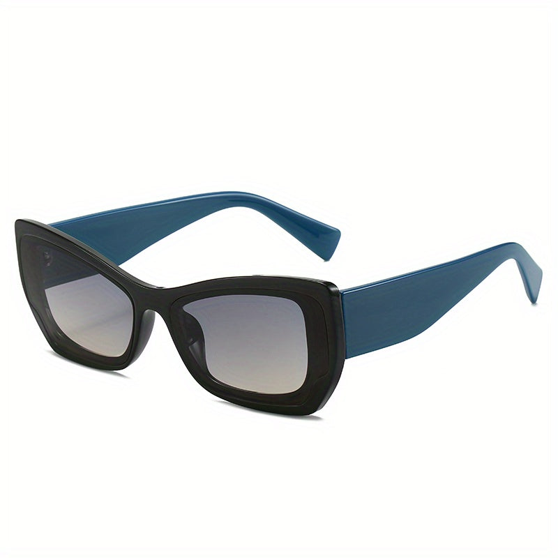 Butterfly Sunglasses Gradient Lens Wide Temple UV400