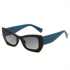 Butterfly Sunglasses Gradient Lens Wide Temple UV400