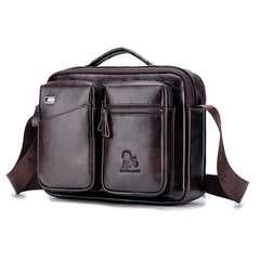 Vintage Leather Messenger Bag Briefcase Shoulder Satchel Handbag