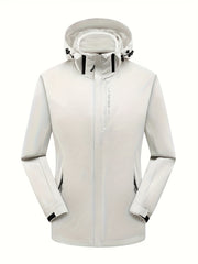 Women's 3-in-1 Outdoor Jacket: Waterproof, Windproof Hard Shell & Fleece Inner