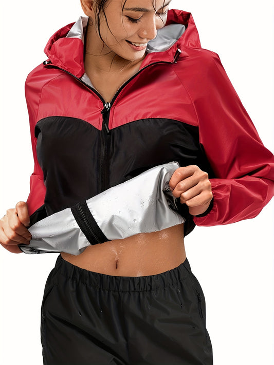 Women's Sauna Sweat Jacket for Weight Loss