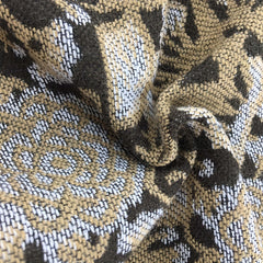 Leopard Print Blanket Shawl Vintage Flower Pattern Warm Cape