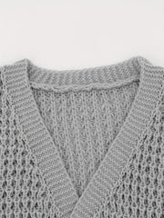  Casual Cardigan Women's Plus Solid Long Sleeve Open Front Cardigan