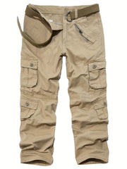 Men's Loose Washed Cargo Jeans Plus Size