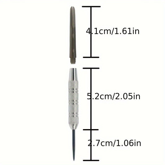 3pcs Silver Steel Tip Dart Set 21g Standard Darts