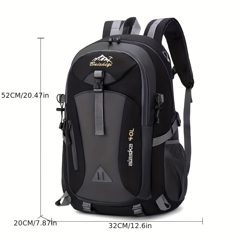 Men's Nylon Waterproof Outdoor Travel Backpack Hiking Camping Sports Bag