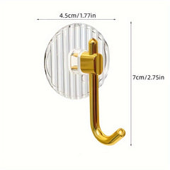 Acrylic Hook Light Punching Adhesive Hook with Back Glue