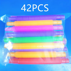 Colorful Tubular Sensory Toys for Parties Classroom