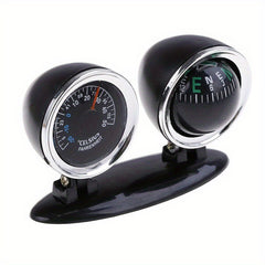 2-in-1 Car Compass Ornament