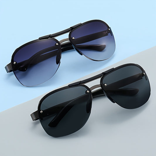 Rimless Polarized Personalised Sunglasses For Driving Fishing