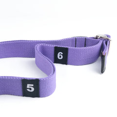 Yoga Leg Stretching Strap with Storage Bag - Supports up to 300 Lbs