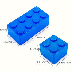 Building Block Shape Storage Box Stackable Desktop Stationery Storage Box
