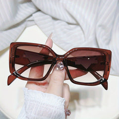 Large Cat Eye Sunglasses For Women Men Summer Candy UV400 Sun Shades