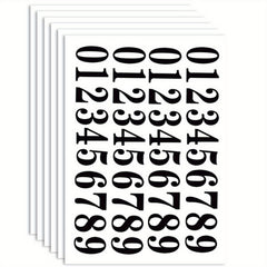 40 Vinyl Number Decals for Mailbox, Garage Door, Freight Box