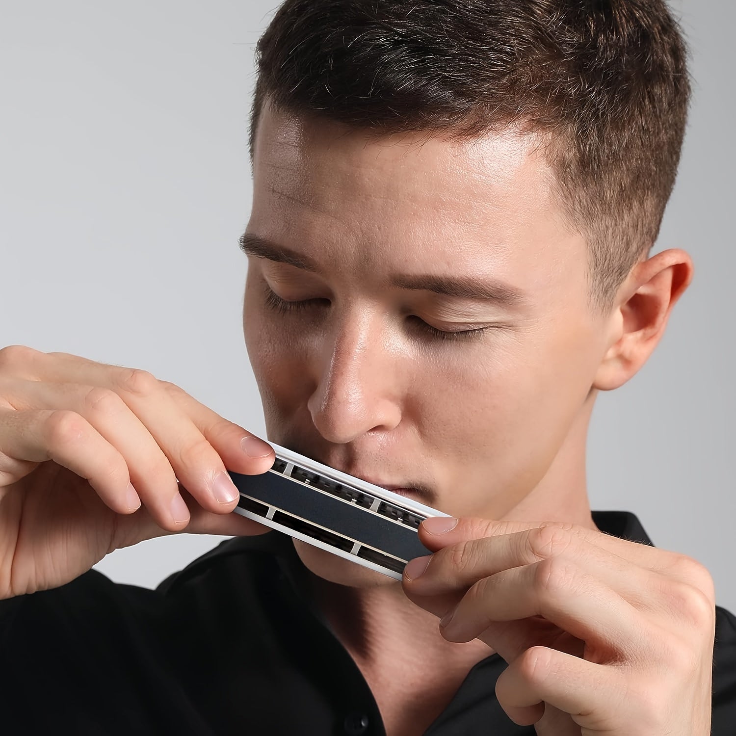 Chromatic Harmonica 40 Tones Key Of C for Beginners