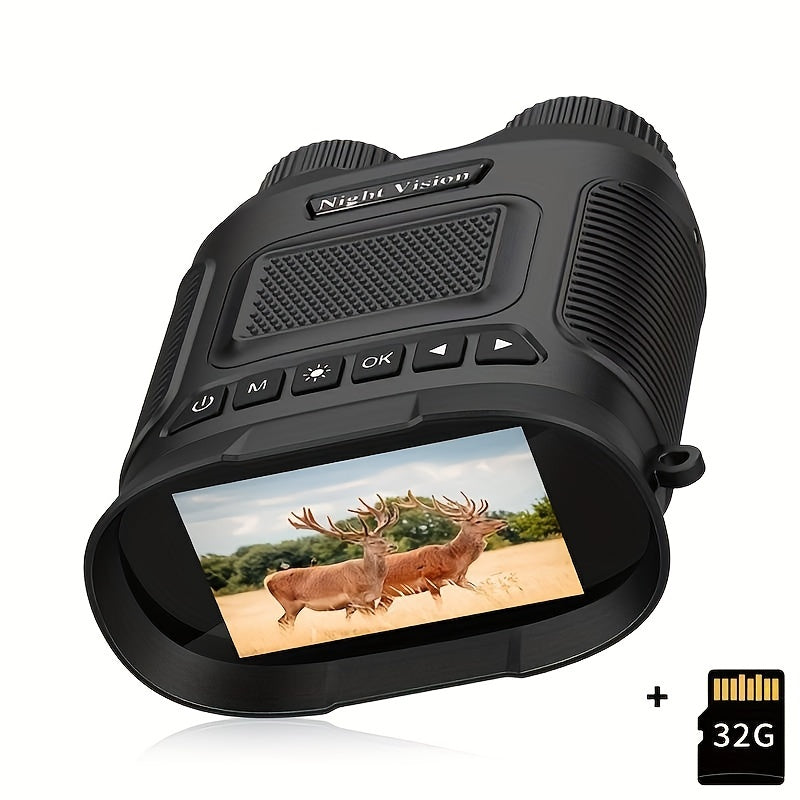 8X Binoculars Night Vision Device, See 300 Meters, Outdoor Camping