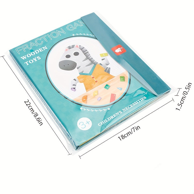Fraction Geometry Cognition Board Learning Book Math Toy