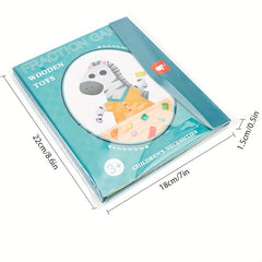 Fraction Geometry Cognition Board Learning Book Math Toy
