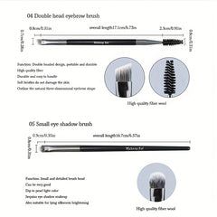 Vegan Eye Makeup Brush for Precision Application & Blending