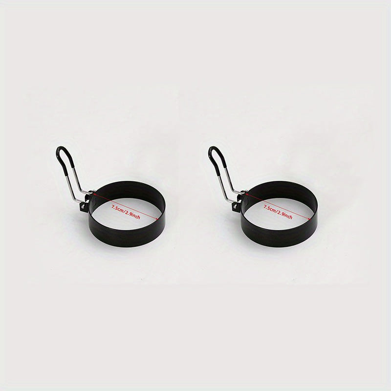 4pcs Eggs Rings Stainless Steel Egg Cooking Rings Pancake Mold