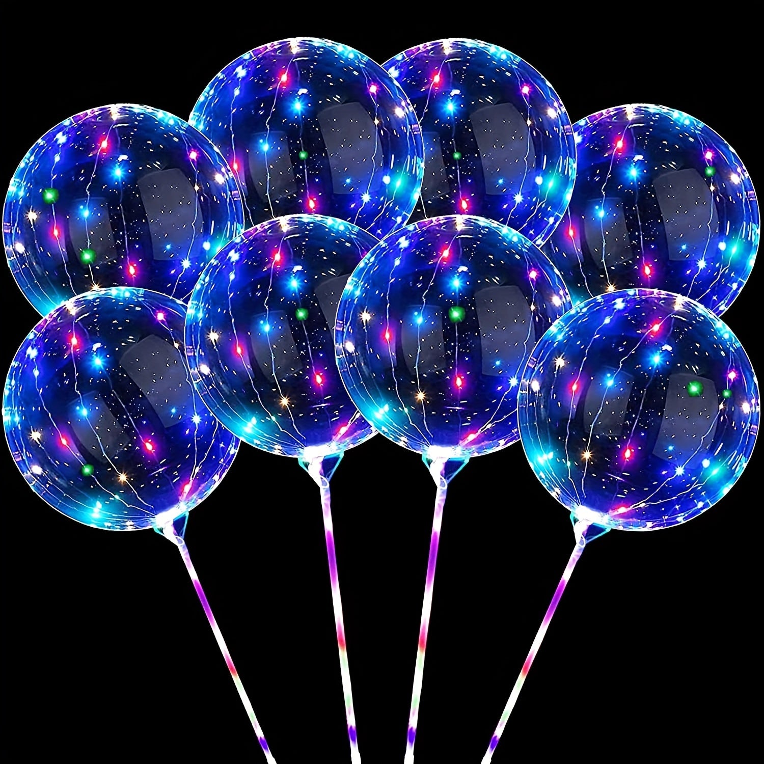 LED Balloons 10 Pack Light Up Balloons for Halloween Christmas