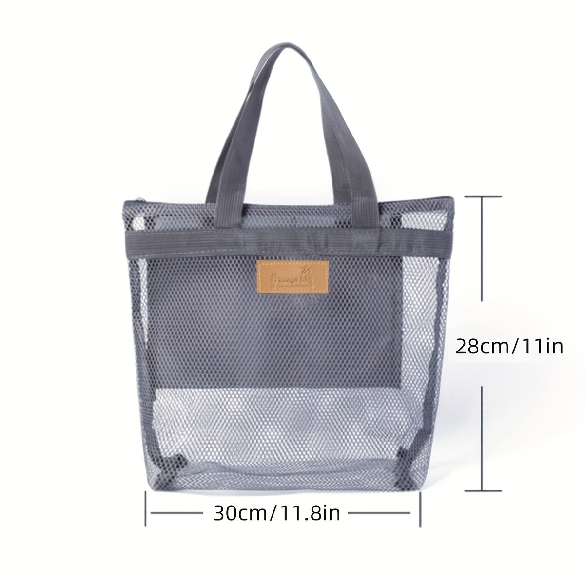 Travel Large Cosmetic Bag Makeup Mesh Toiletry Bag Portable Pouch Case