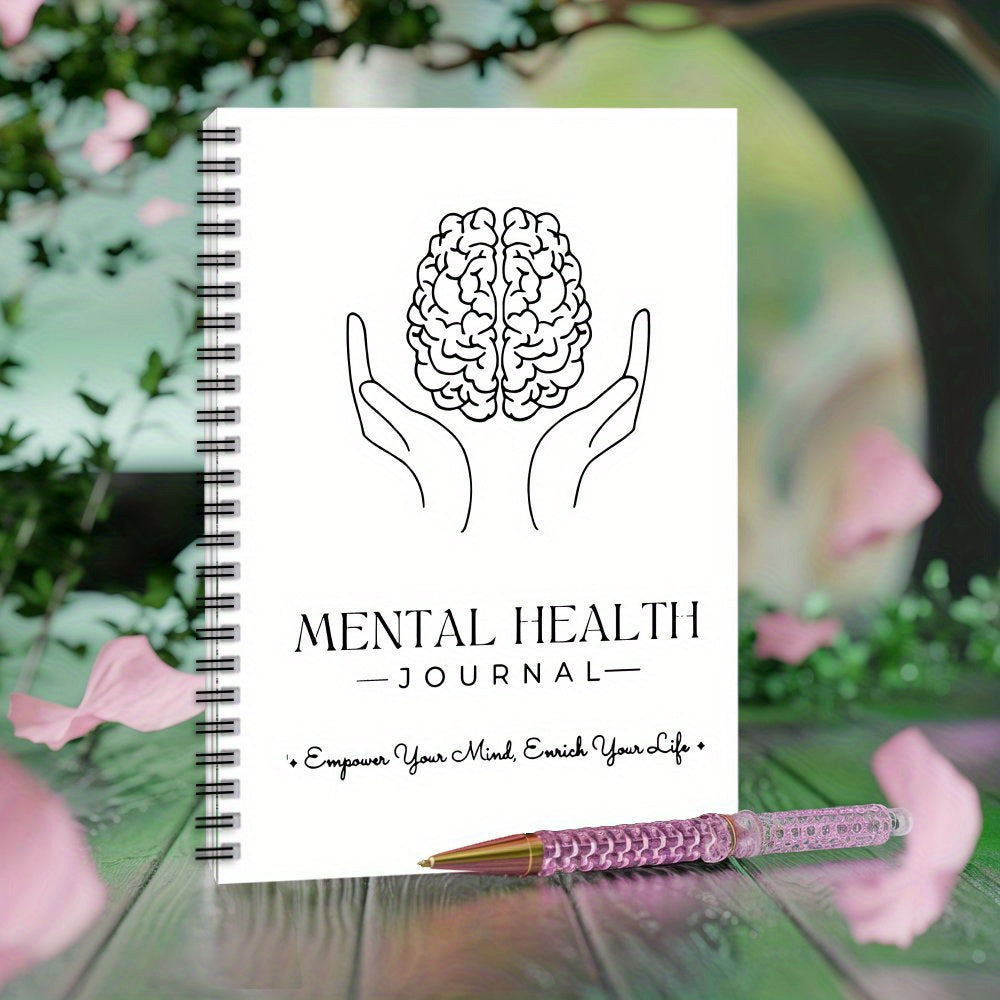 1pc Mixed Paper Spiral Coil Notebook Relief Planner Adult Relaxation Workbook