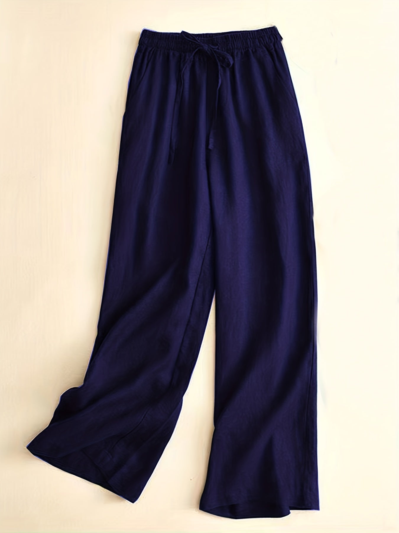 Drawstring Wide Leg Pants Casual Loose Pants