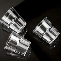 100 pcs Clear Plastic Cups with Lids Great for Events and Gatherings