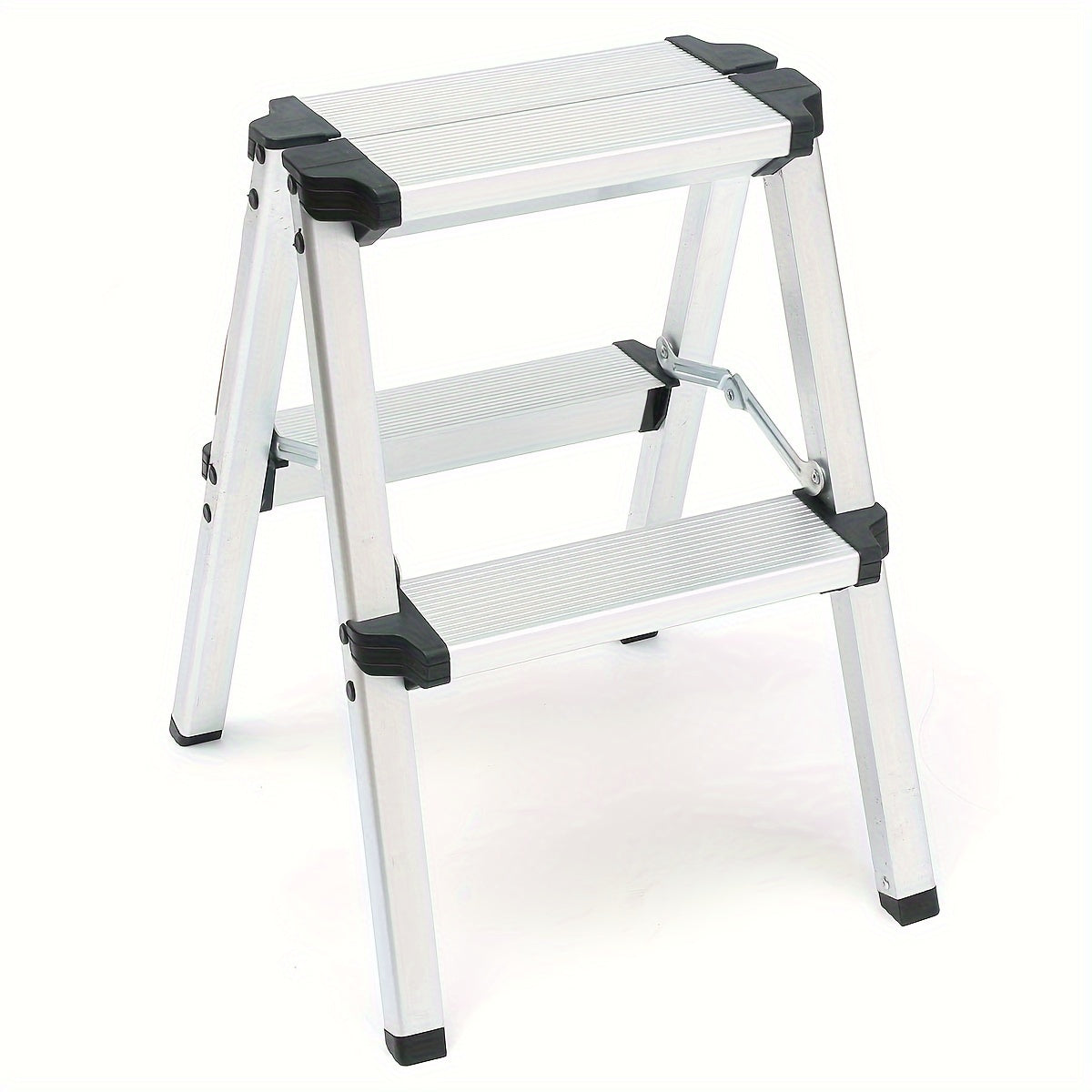 1pc Folding 2 Step Stool Small Aluminum 2 Step Ladder 69KG