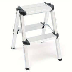 1pc Folding 2 Step Stool Small Aluminum 2 Step Ladder 69KG