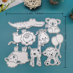 Cartoon Animal Metal Cutting Dies for Greeting Card DIY Scrapbooking